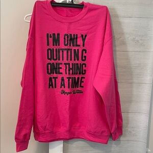 Morgan Wallen Bold Pink Crew Neck Sweater
